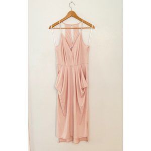 BCBGeneration Drape Pocket Faux Wrap Midi Dress